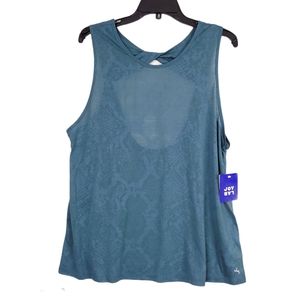 Joy Lab Snakeskin Burnout Tank Top Wmn Activewear